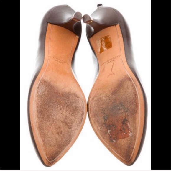 Givenchy chocolate leather booties - Picture 5 of 6